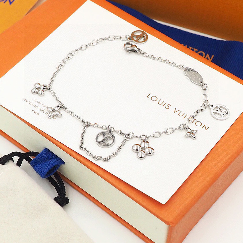 Louis Vuitton Blooming Supple Bracelet   M64858 - FashionPlug
