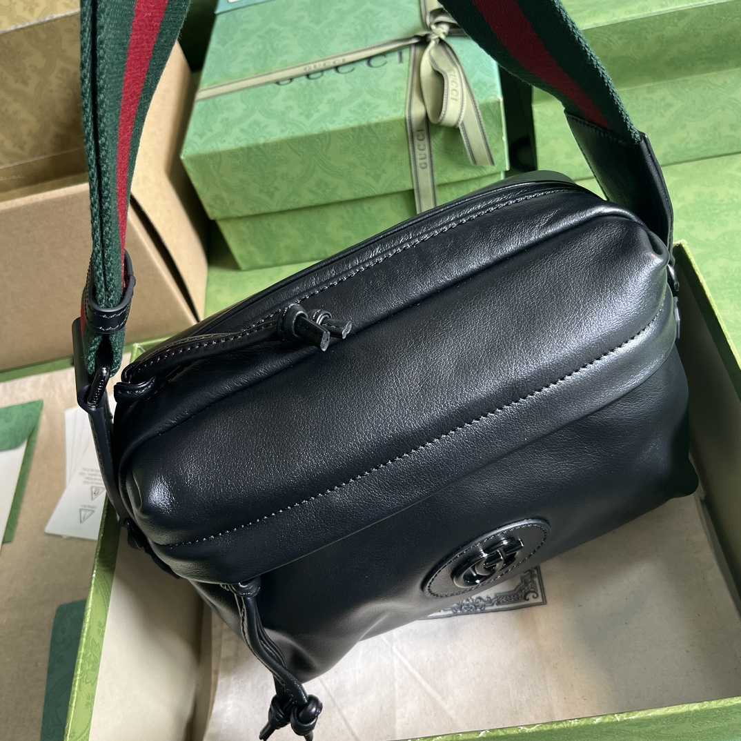 Gucci Shoulder Bag With Tonal Double G(23.5-15.5-8cm) - FashionPlug