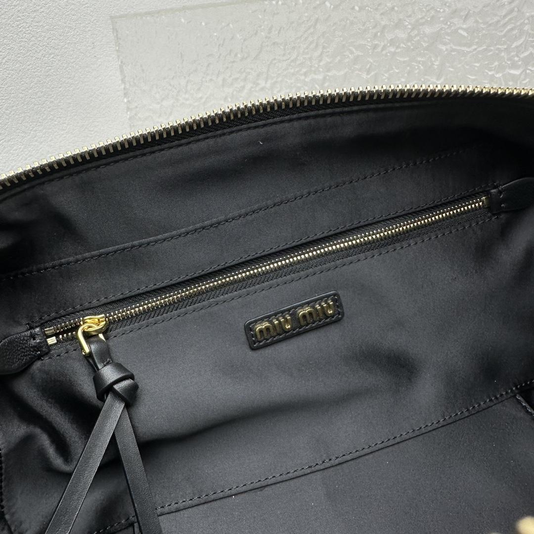 Miu Miu Leather Top-handle Bag - FashionPlug