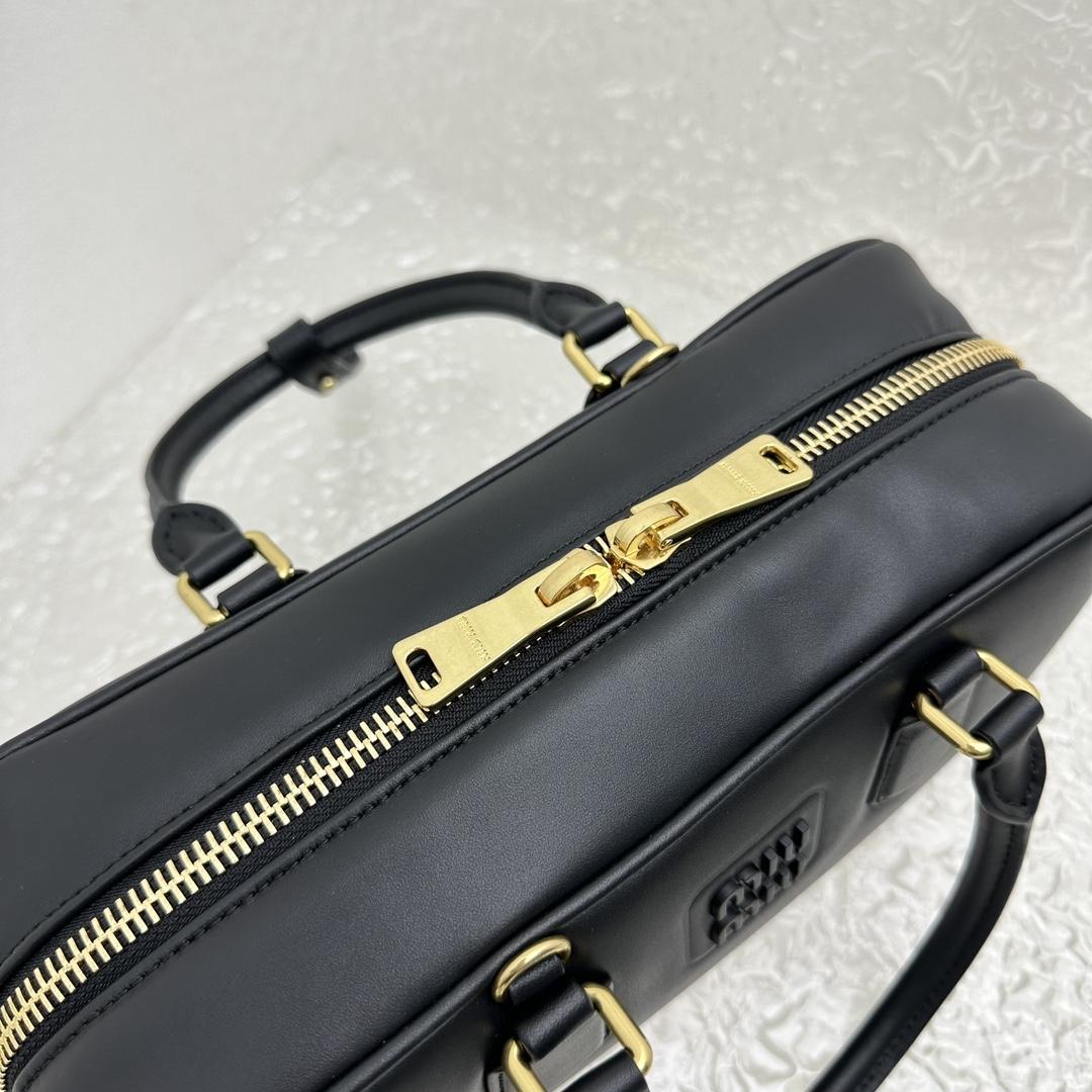 Miu Miu Leather Top-handle Bag - FashionPlug