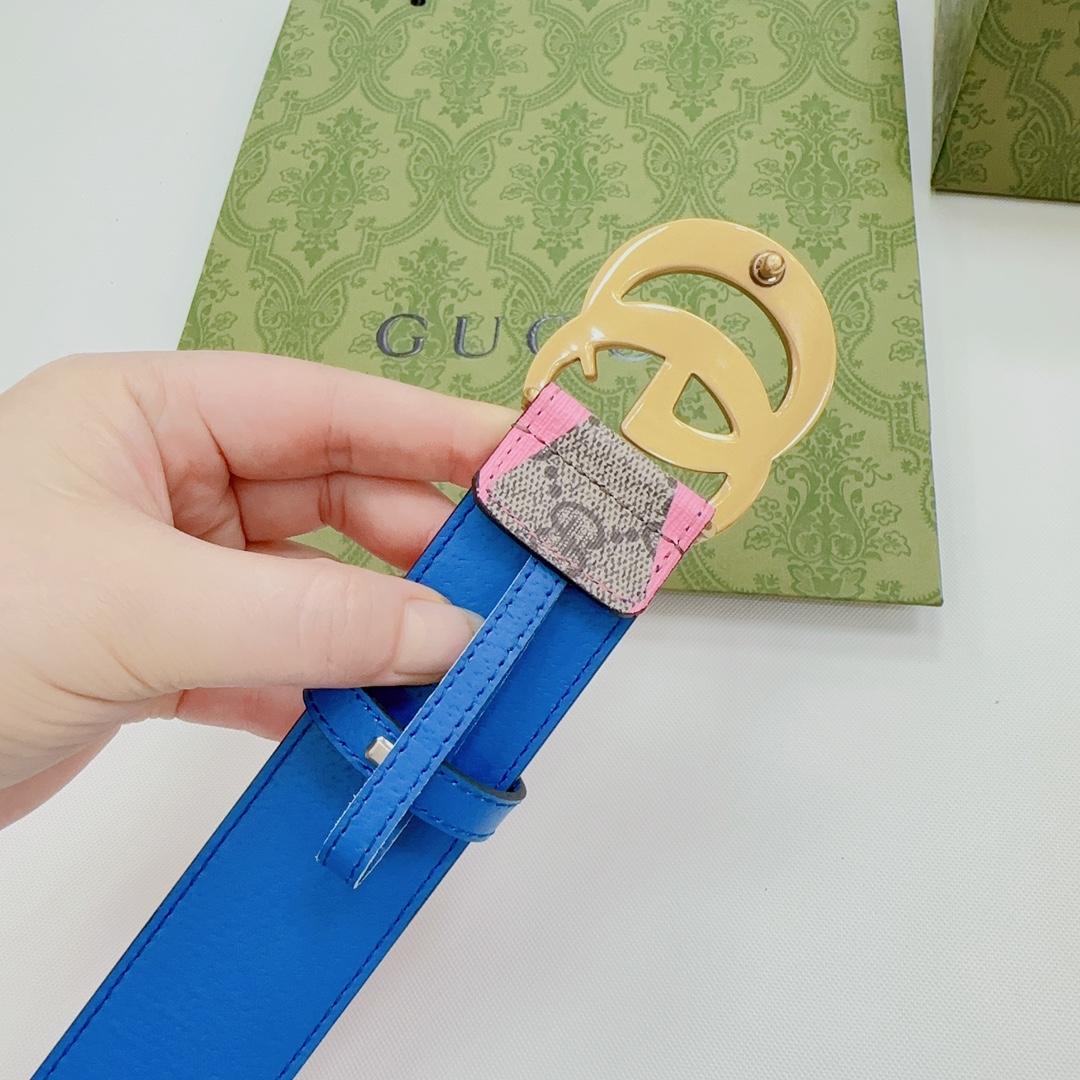 Gucci GG Marmont Wide Belt - FashionPlug