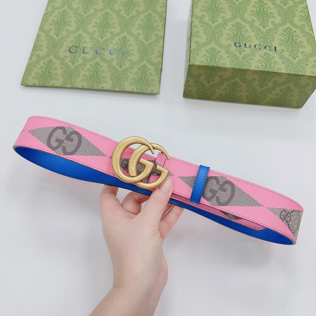 Gucci GG Marmont Wide Belt - FashionPlug