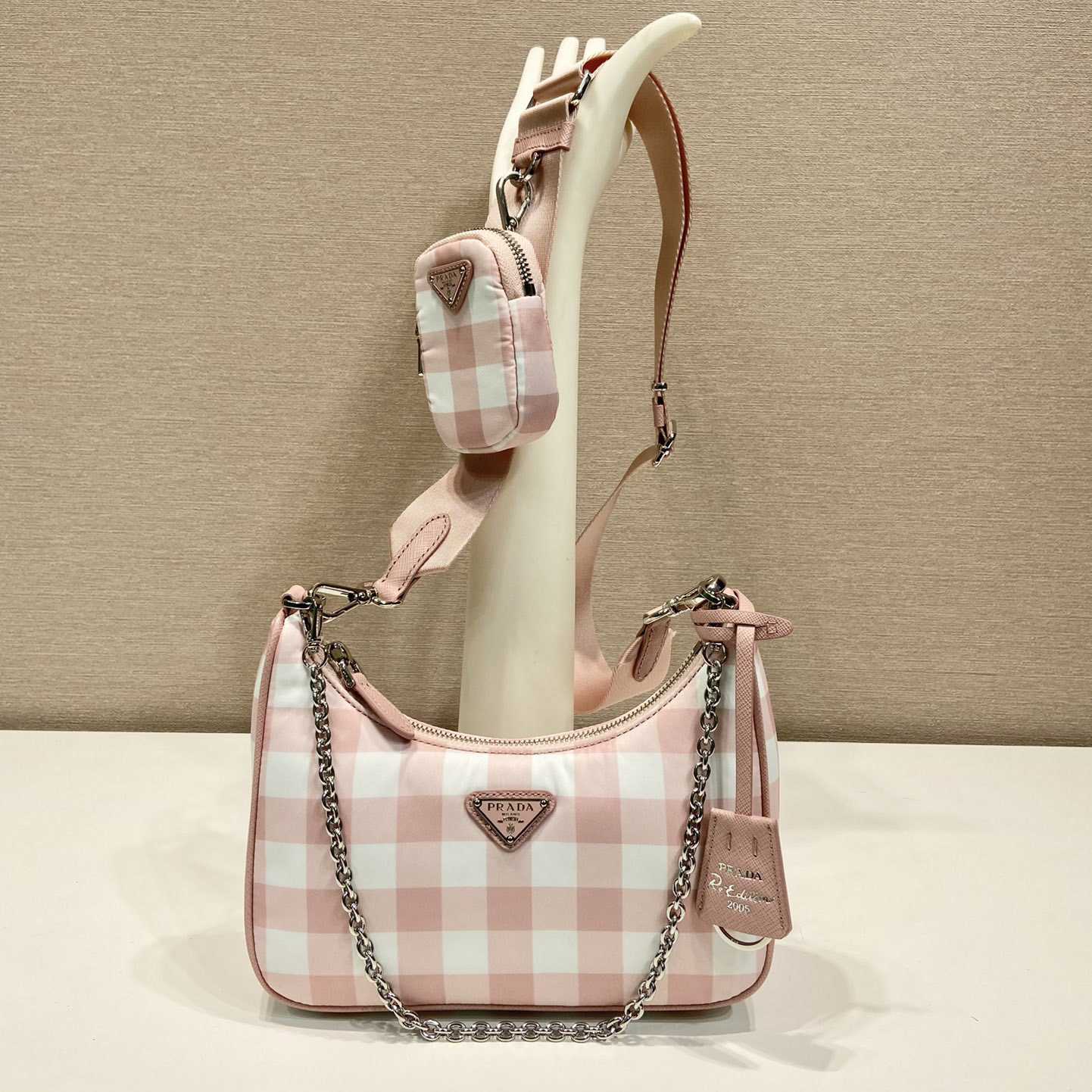 Prada Re-Edition 2005 Printed Re-Nylon Bag - FashionPlug