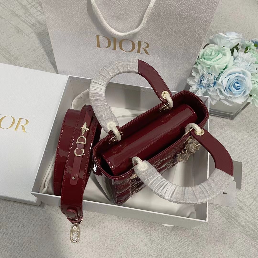 Dior Lady Dior Bag(20-16.5-8cm) - FashionPlug