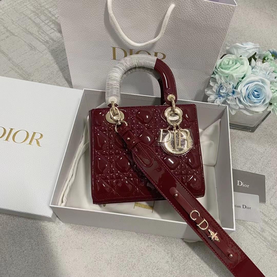 Dior Lady Dior Bag(20-16.5-8cm) - FashionPlug