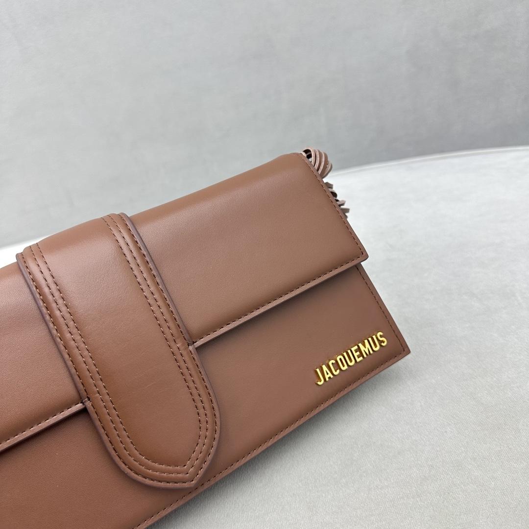 Jacquemus Le Bambino Long Ficiu Shoulder Bag(26-14cm) - FashionPlug