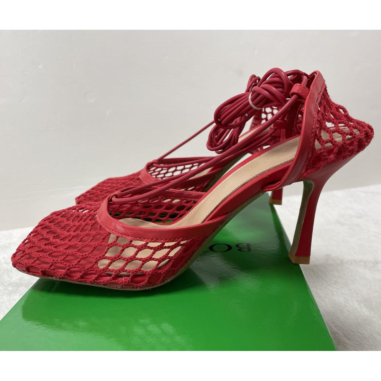 Bottega Veneta Stretch Lace-Up Sandal - FashionPlug