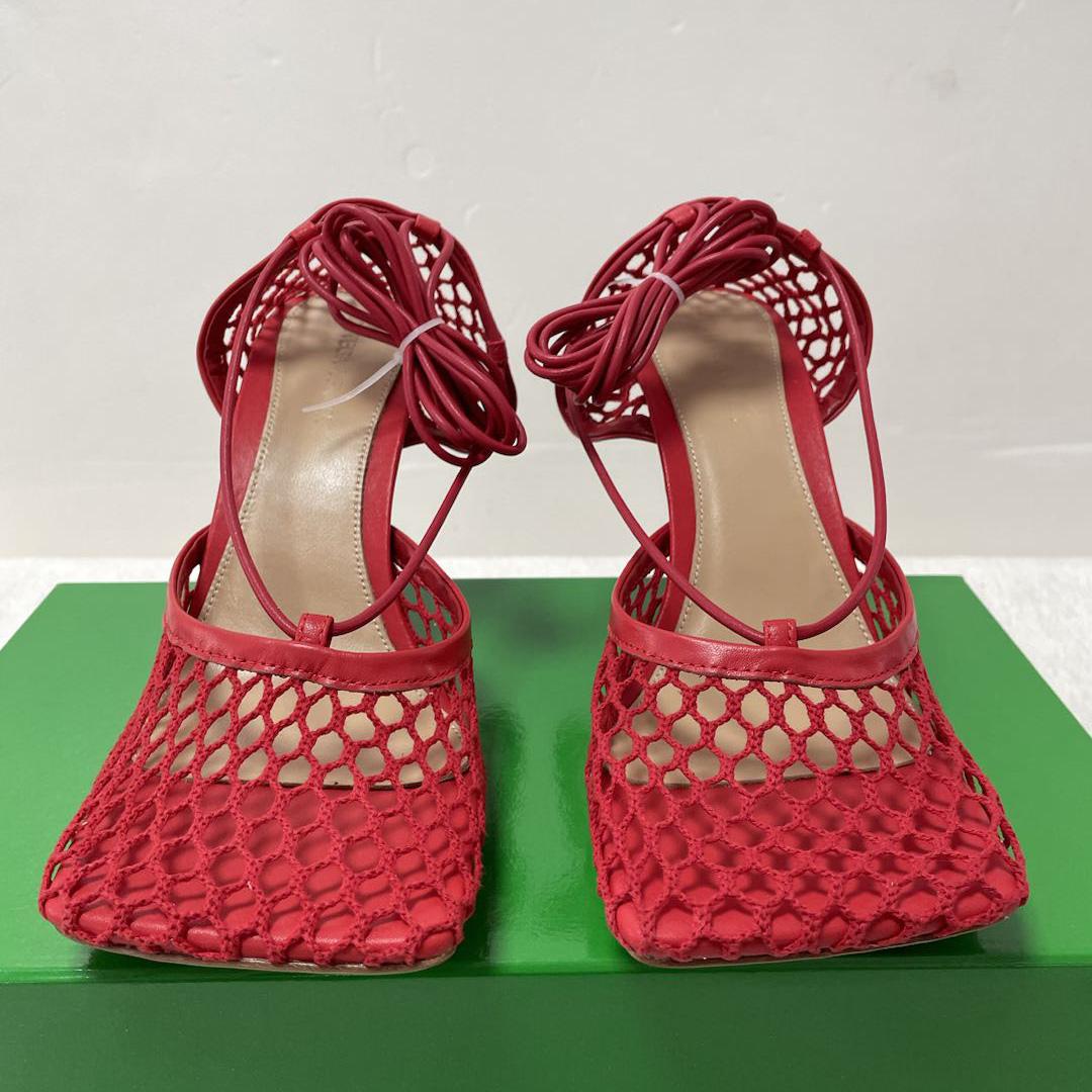 Bottega Veneta Stretch Lace-Up Sandal - FashionPlug