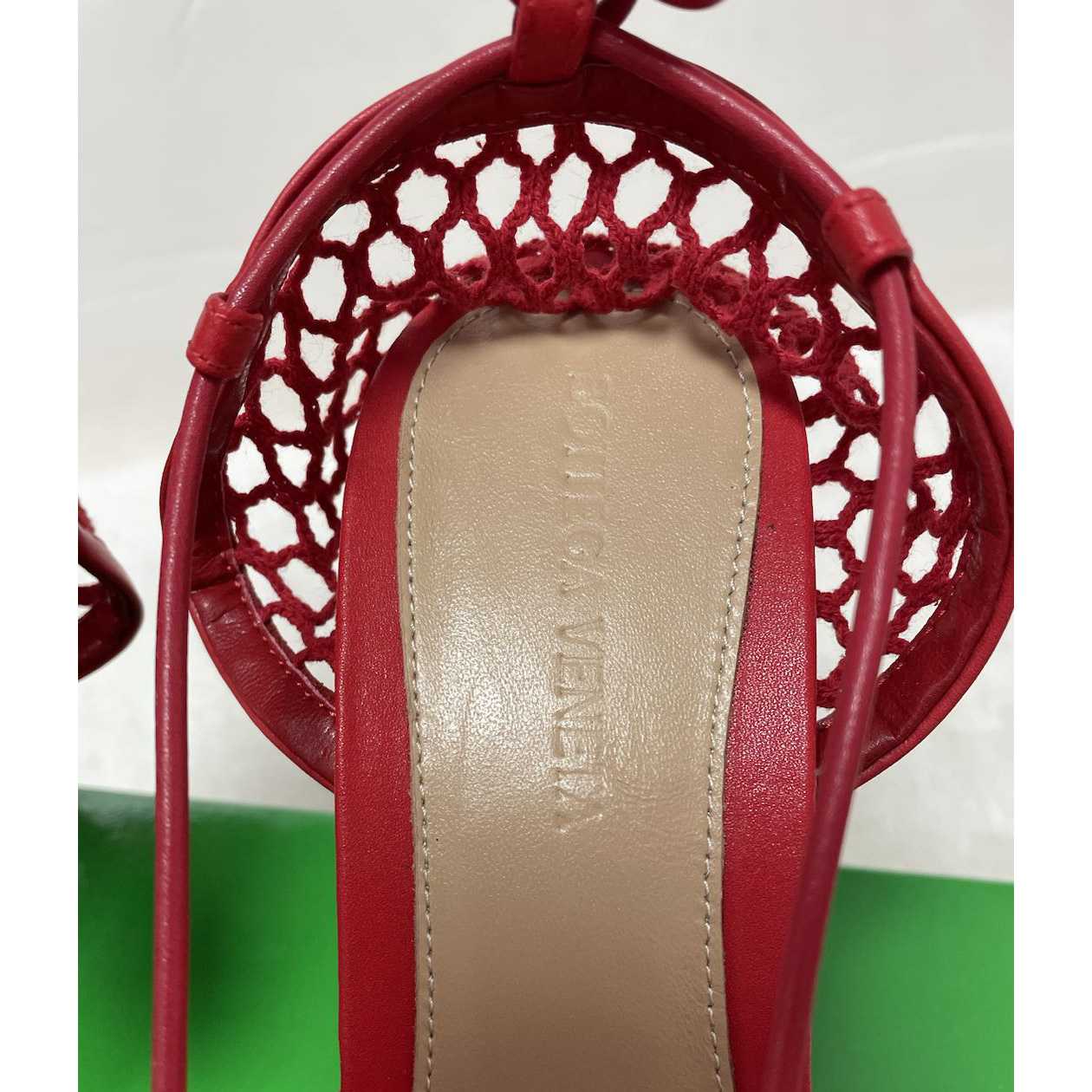 Bottega Veneta Stretch Lace-Up Sandal - FashionPlug
