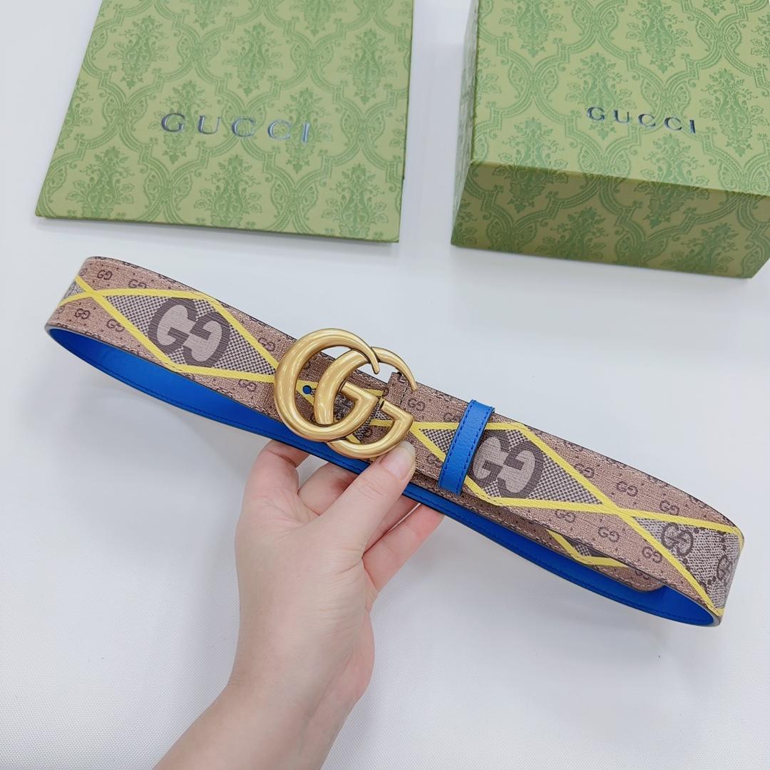Gucci GG Marmont Wide Belt - FashionPlug