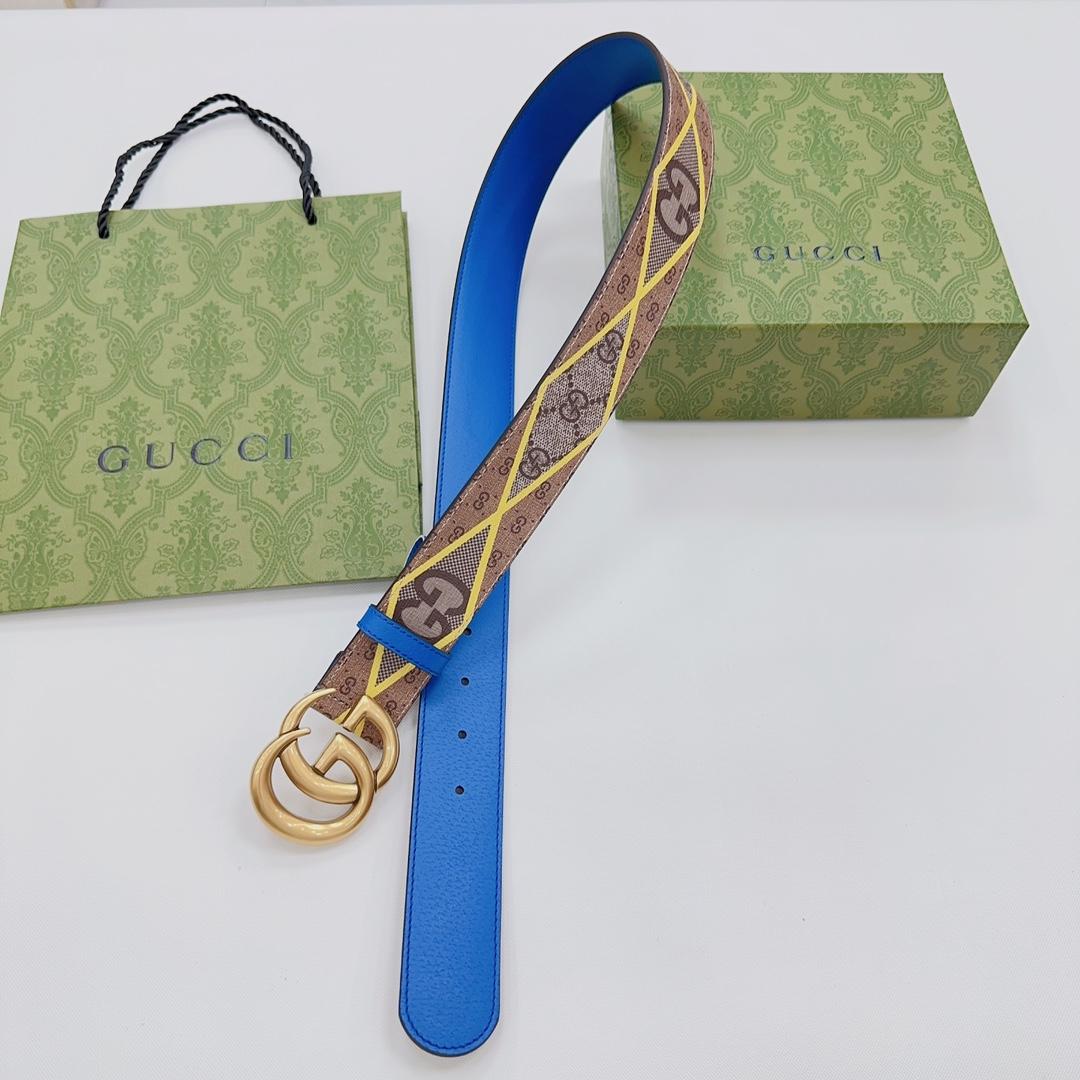 Gucci GG Marmont Wide Belt - FashionPlug