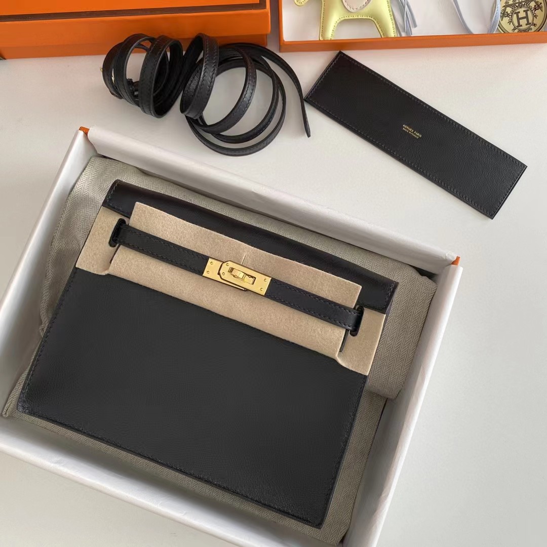 Hermes Kelly Mini Women Handbag(22-17-4cm ) - FashionPlug
