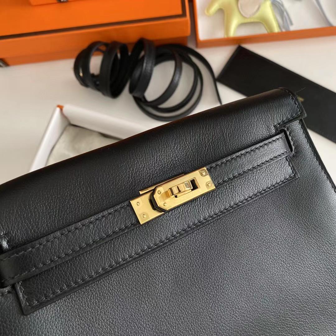 Hermes Kelly Mini Women Handbag(22-17-4cm ) - FashionPlug
