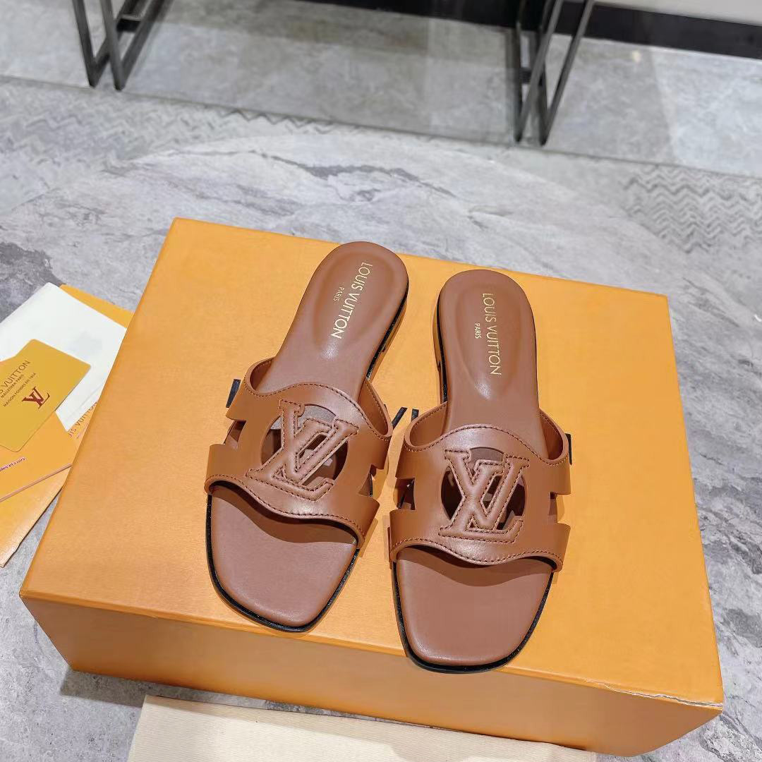 Louis Vuitton LV Isola Flat Mule   1ABP22 - FashionPlug