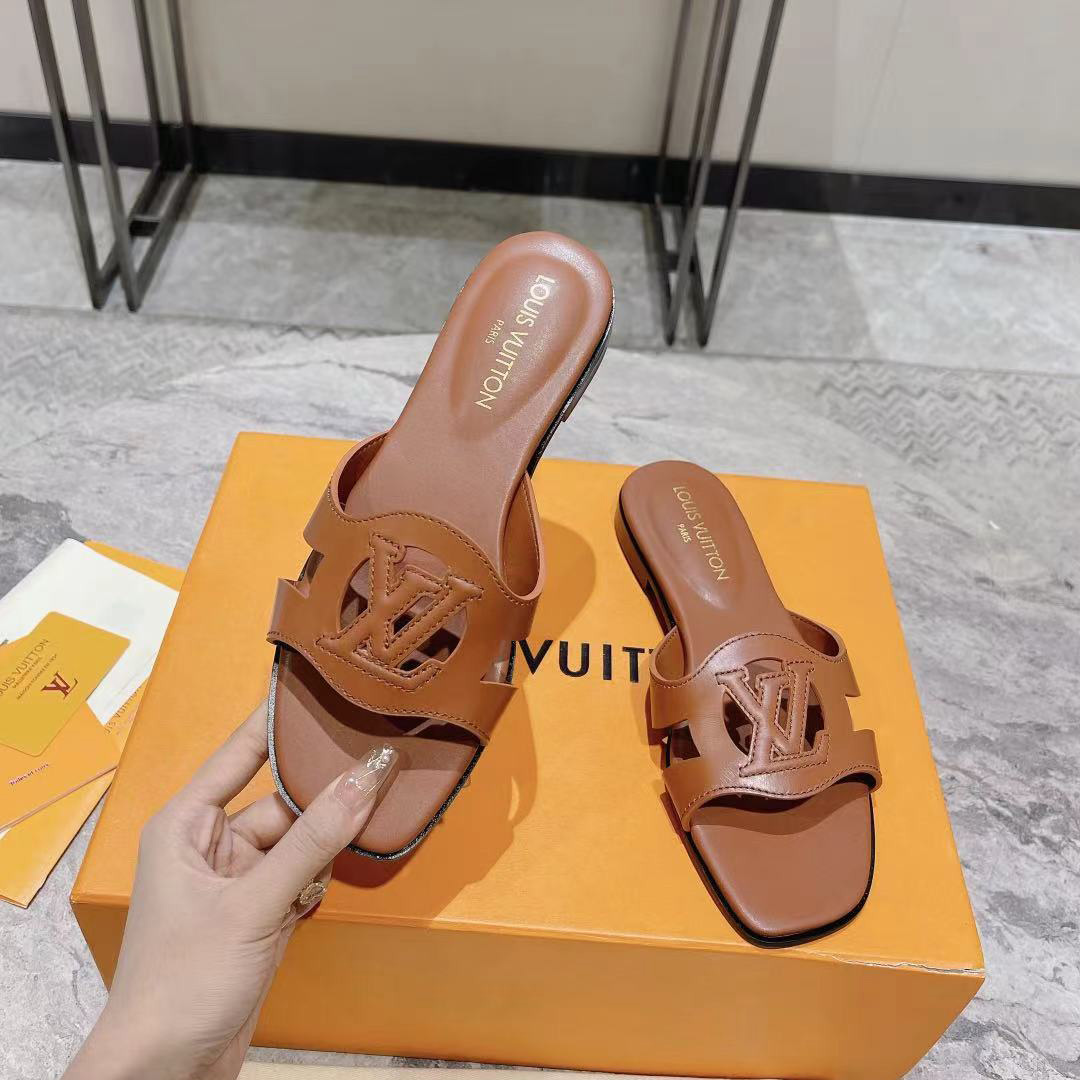 Louis Vuitton LV Isola Flat Mule   1ABP22 - FashionPlug