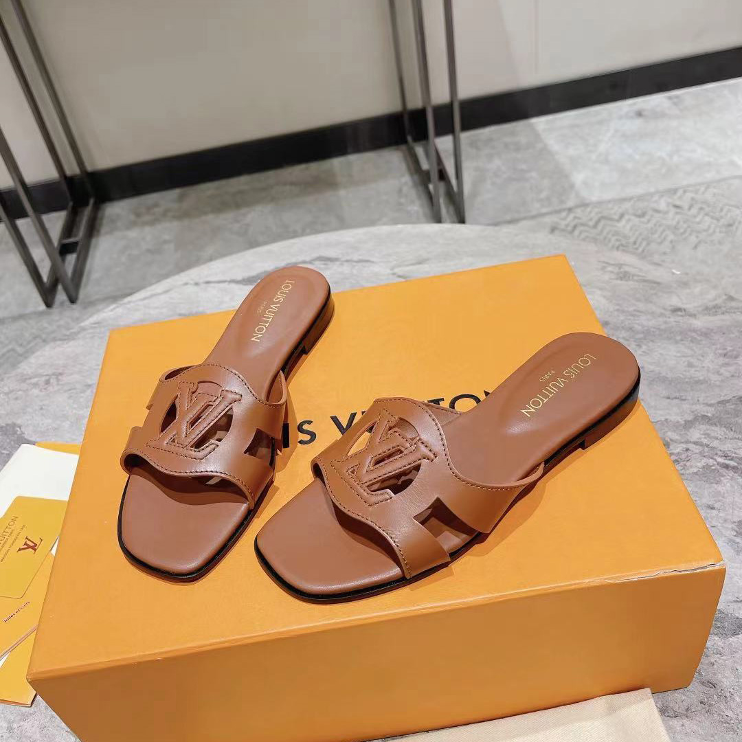 Louis Vuitton LV Isola Flat Mule   1ABP22 - FashionPlug