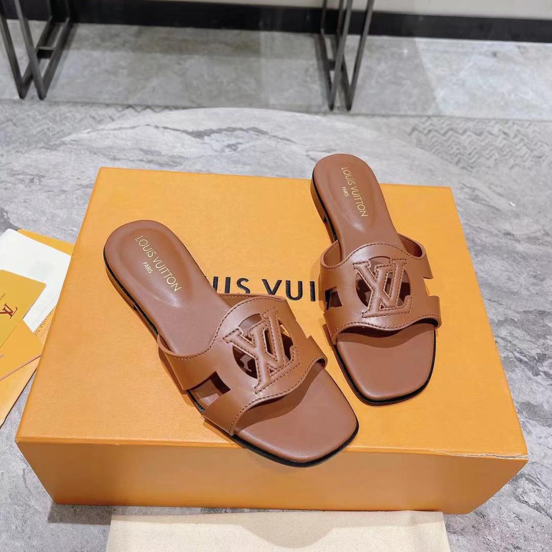 Louis Vuitton LV Isola Flat Mule   1ABP22 - FashionPlug