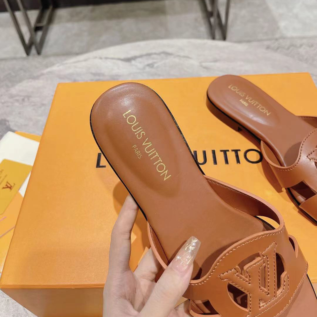 Louis Vuitton LV Isola Flat Mule   1ABP22 - FashionPlug