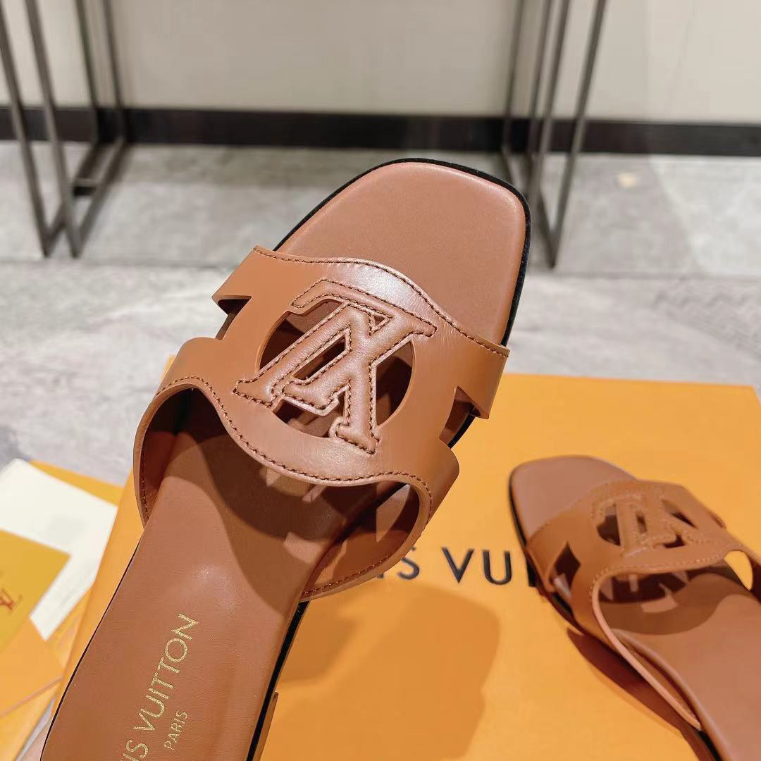 Louis Vuitton LV Isola Flat Mule   1ABP22 - FashionPlug