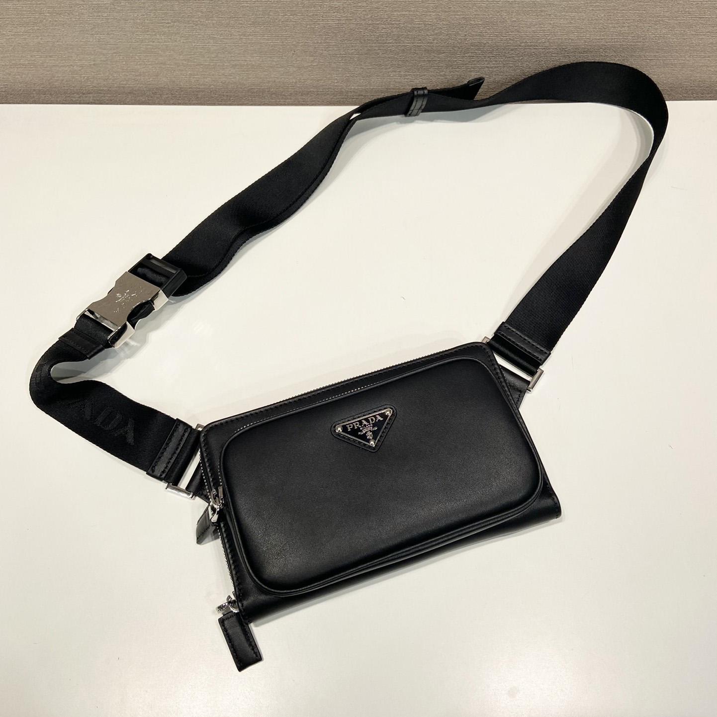 Prada Saffiano Leather Shoulder Bag - FashionPlug