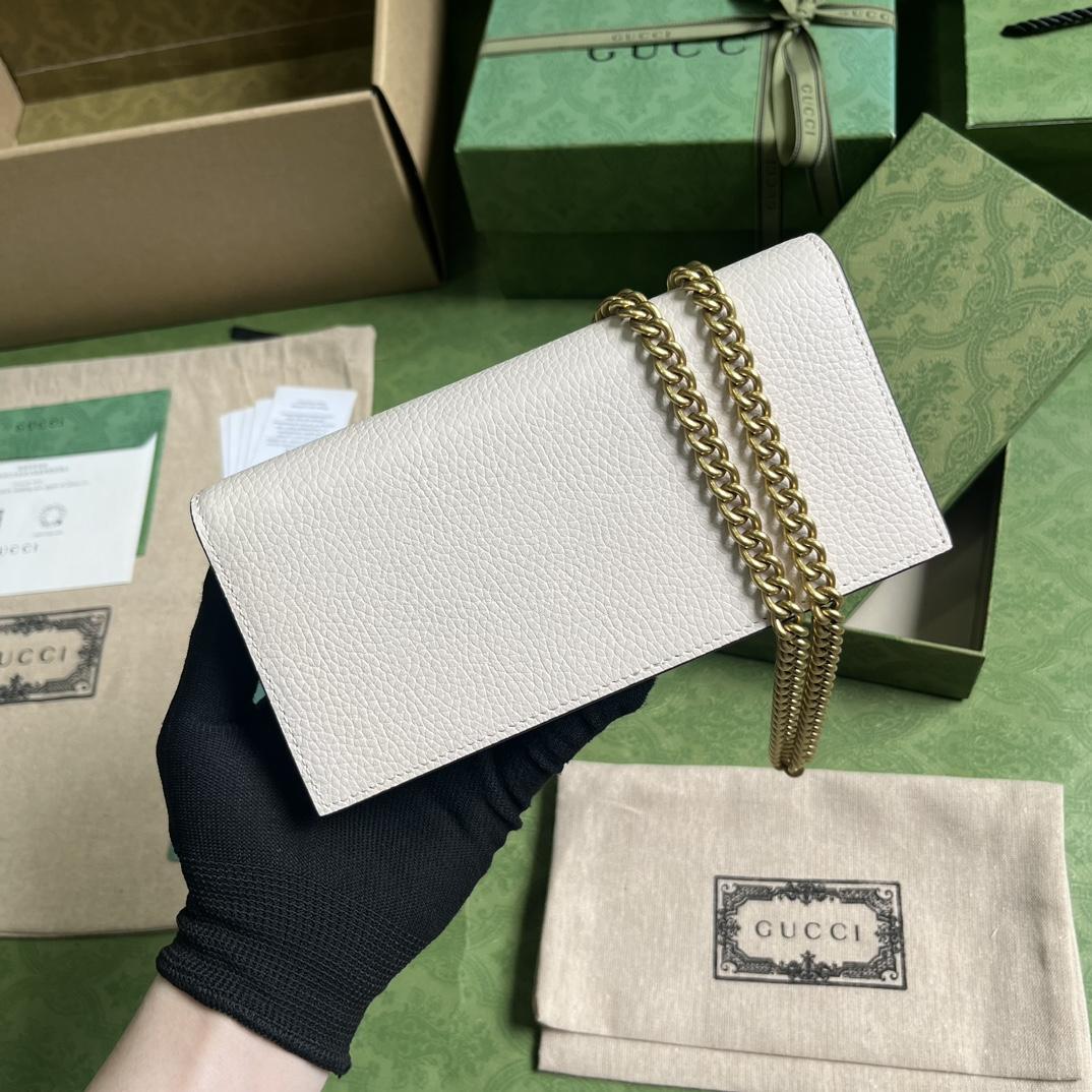 Gucci Chain Wallet With Interlocking G Python Bow(19-10-4cm) - FashionPlug