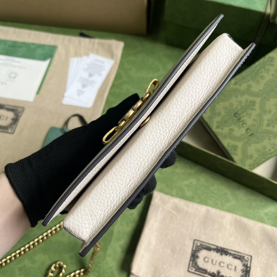 Gucci Chain Wallet With Interlocking G Python Bow(19-10-4cm) - FashionPlug