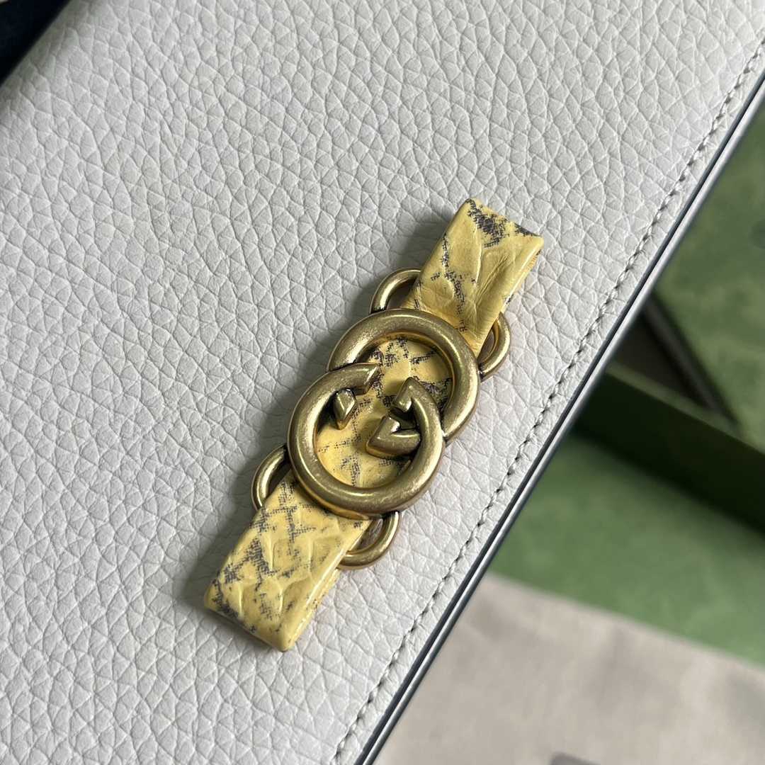 Gucci Chain Wallet With Interlocking G Python Bow(19-10-4cm) - FashionPlug
