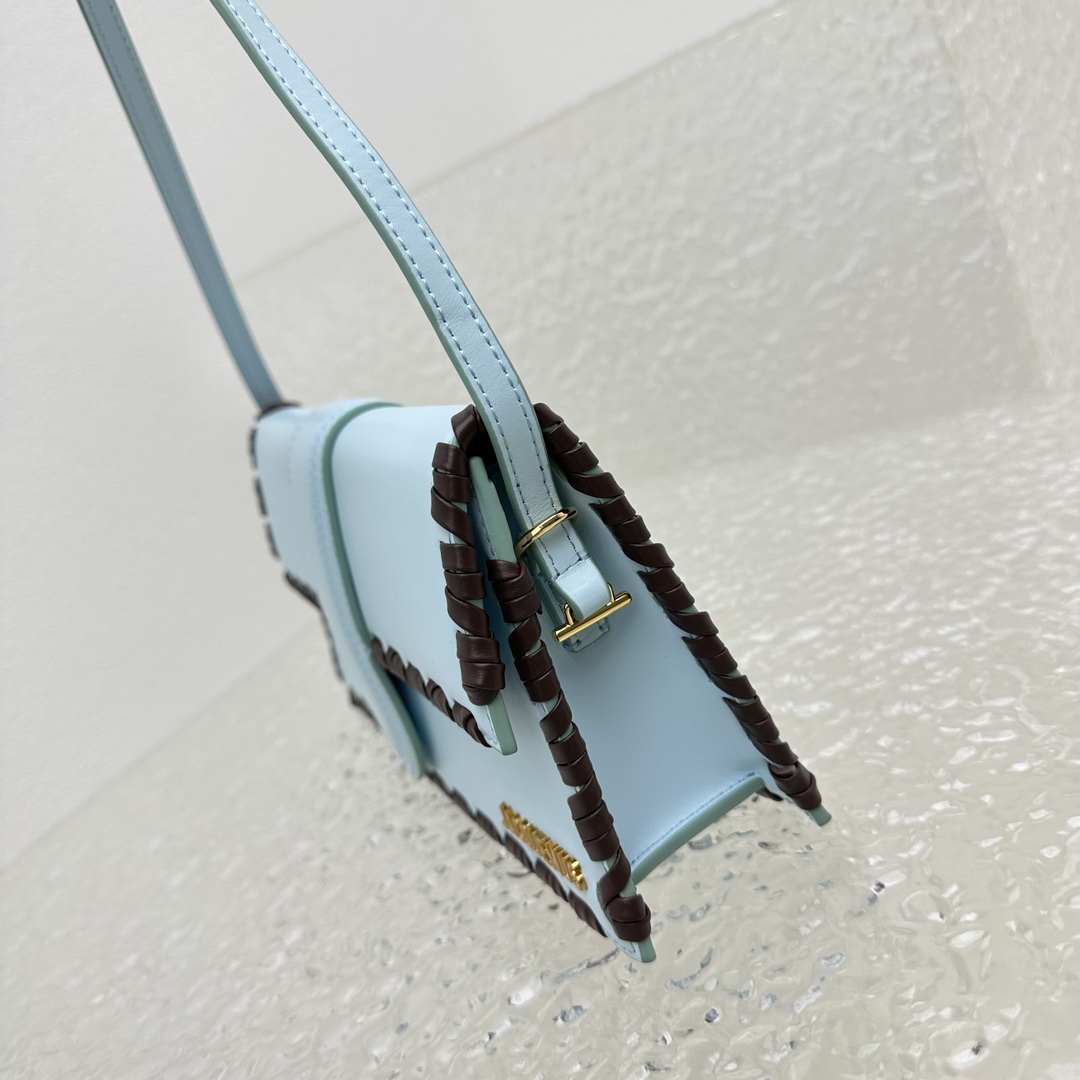 Jacquemus Le Bambino Long Lacet Long laced Flap Bag(28x13.5x6cm) - FashionPlug
