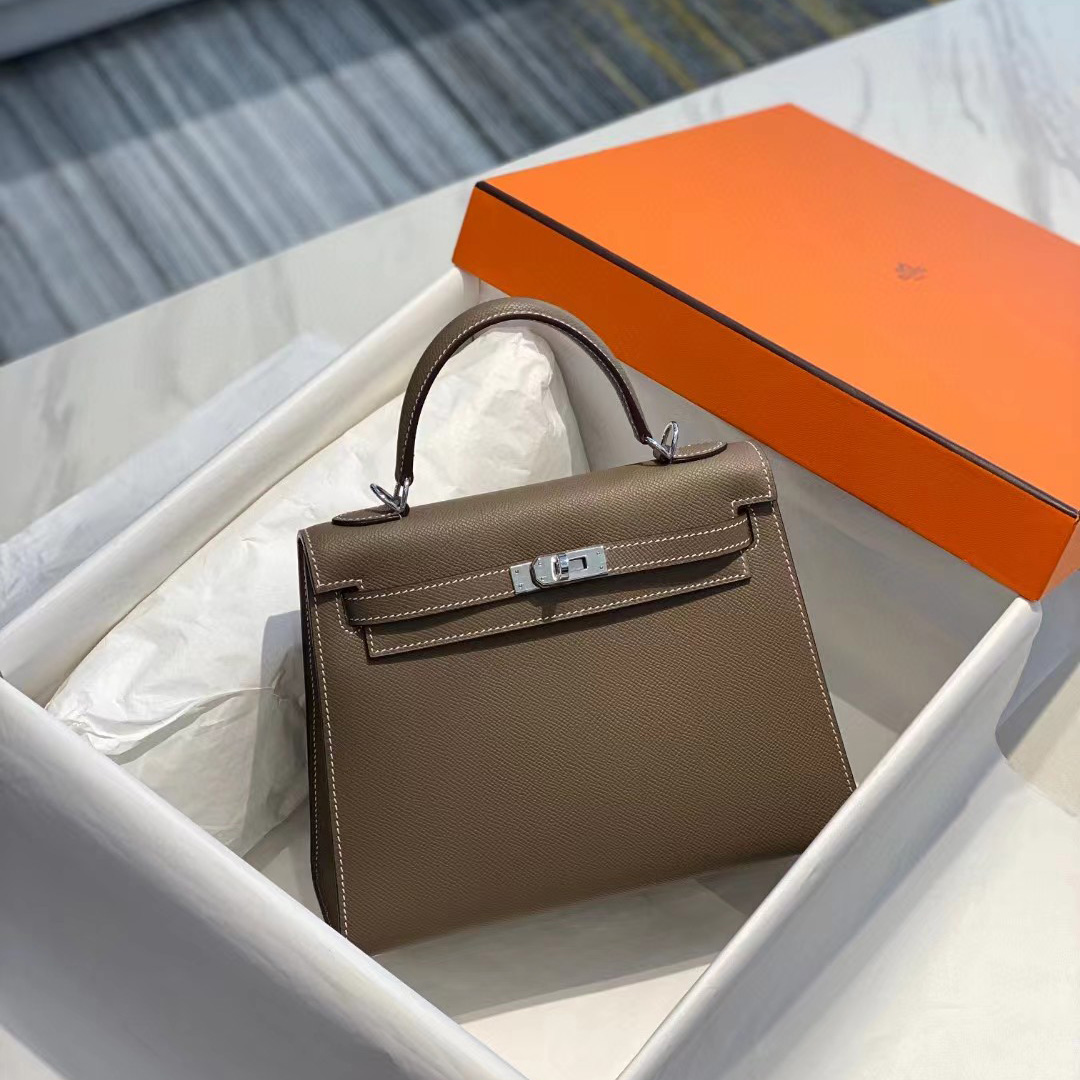 Hermes Kelly 25 Handbag (25-17-7cm) - FashionPlug