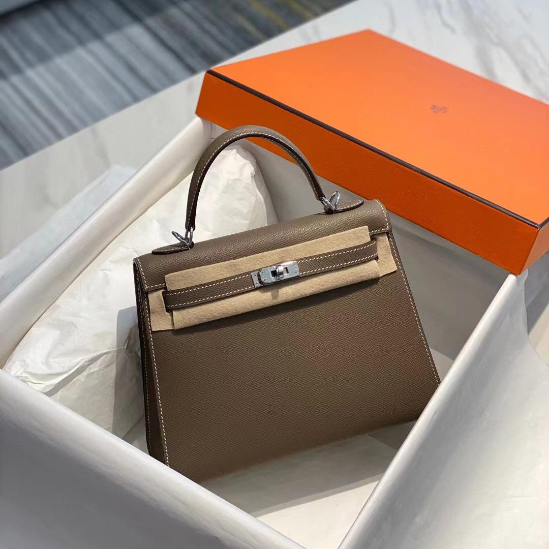 Hermes Kelly 25 Handbag (25-17-7cm) - FashionPlug