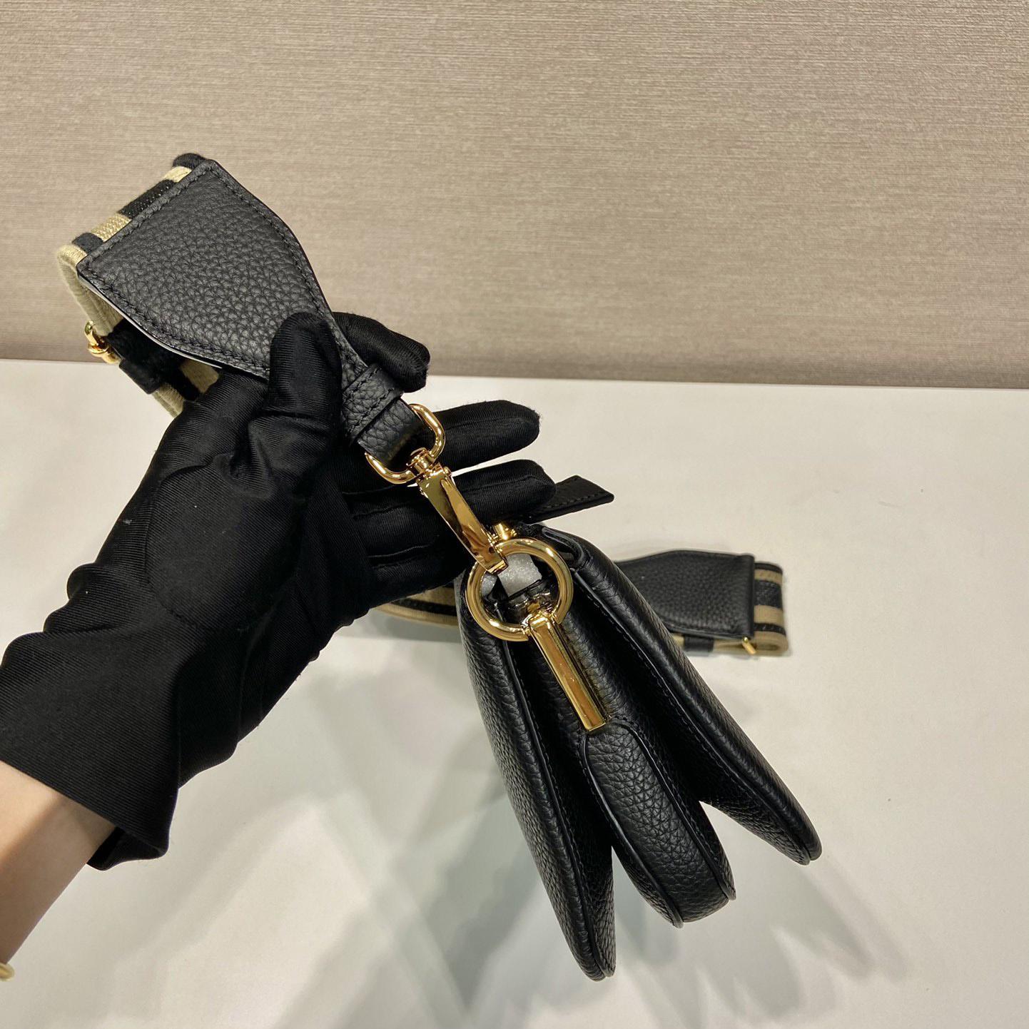 Prada Leather Shoulder Bag - FashionPlug
