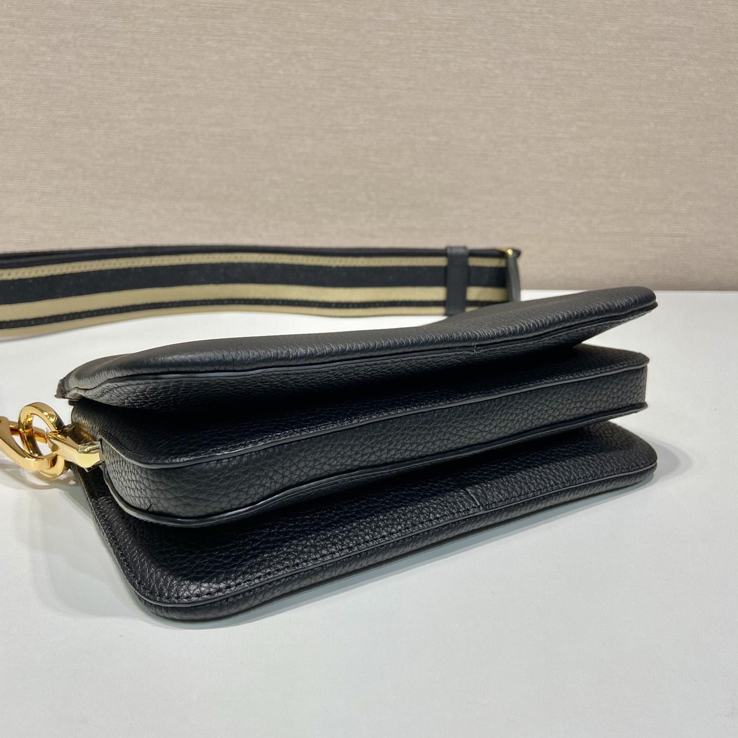Prada Leather Shoulder Bag - FashionPlug