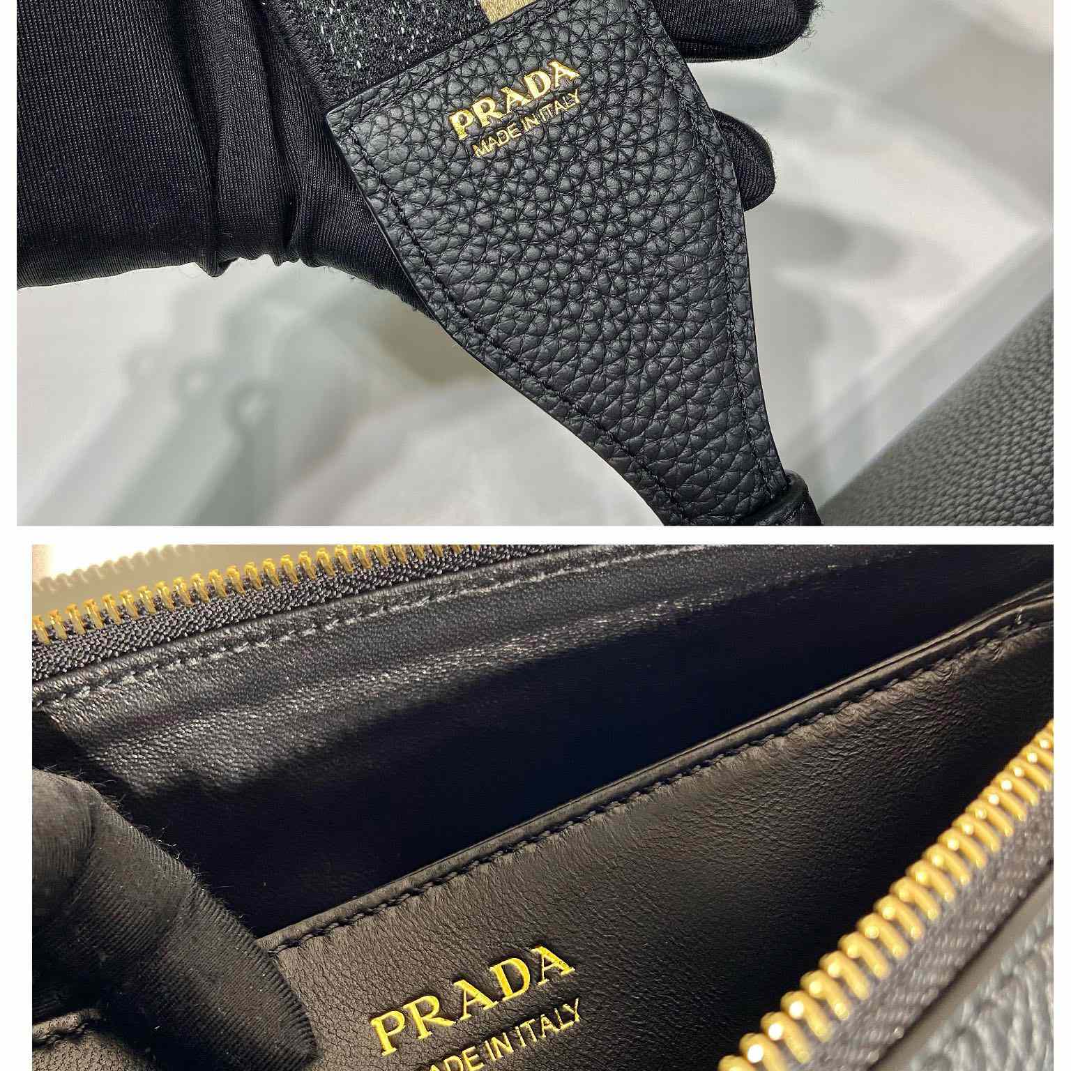 Prada Leather Shoulder Bag - FashionPlug
