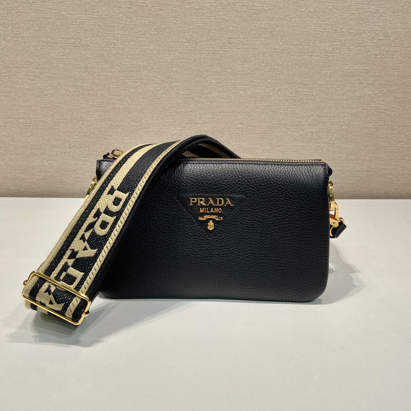 Prada Leather Shoulder Bag - FashionPlug