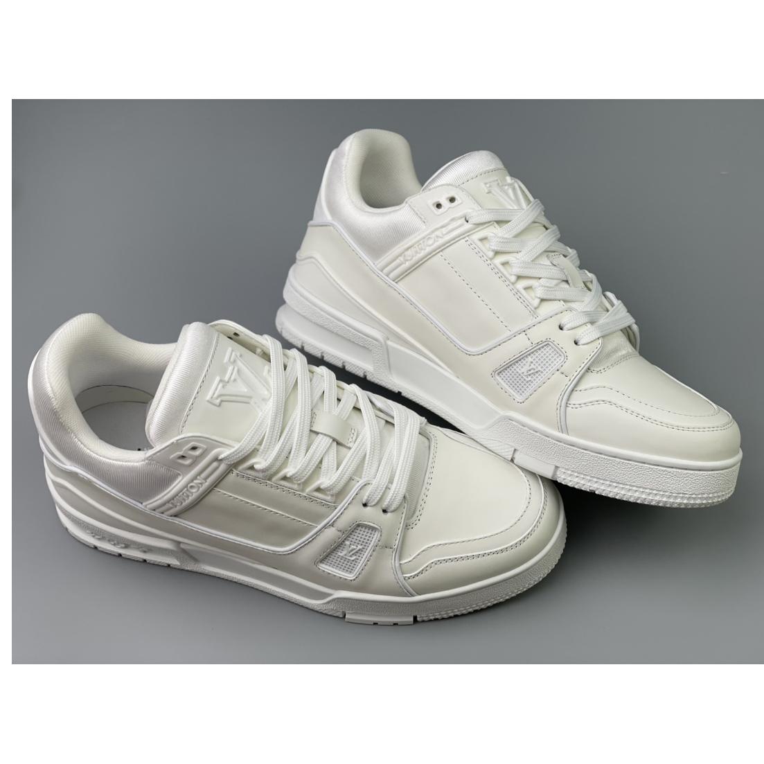 Louis Vuitton Trainer Sneaker (Upon UK Size) - FashionPlug