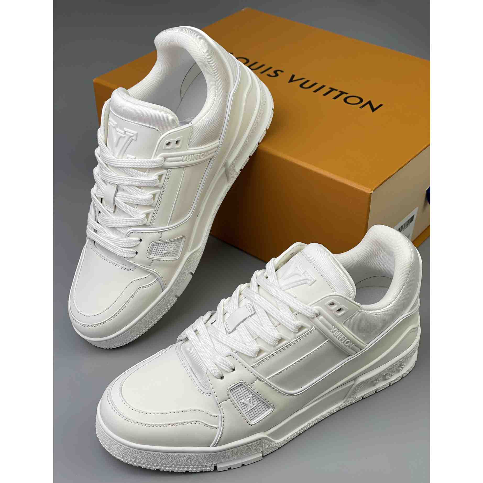 Louis Vuitton Trainer Sneaker (Upon UK Size) - FashionPlug