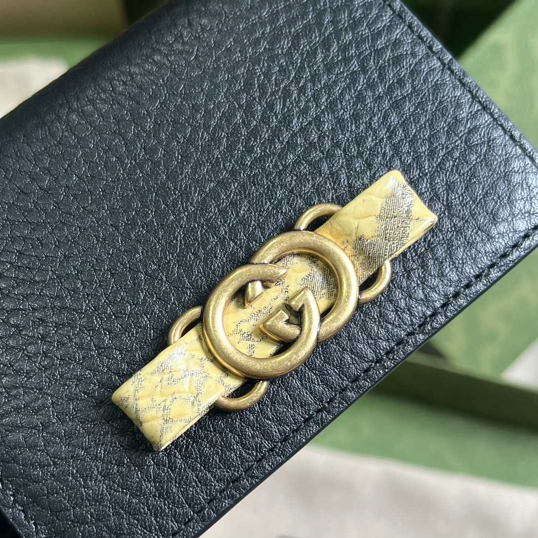 Gucci Wallet With Interlocking G Python Bow - FashionPlug