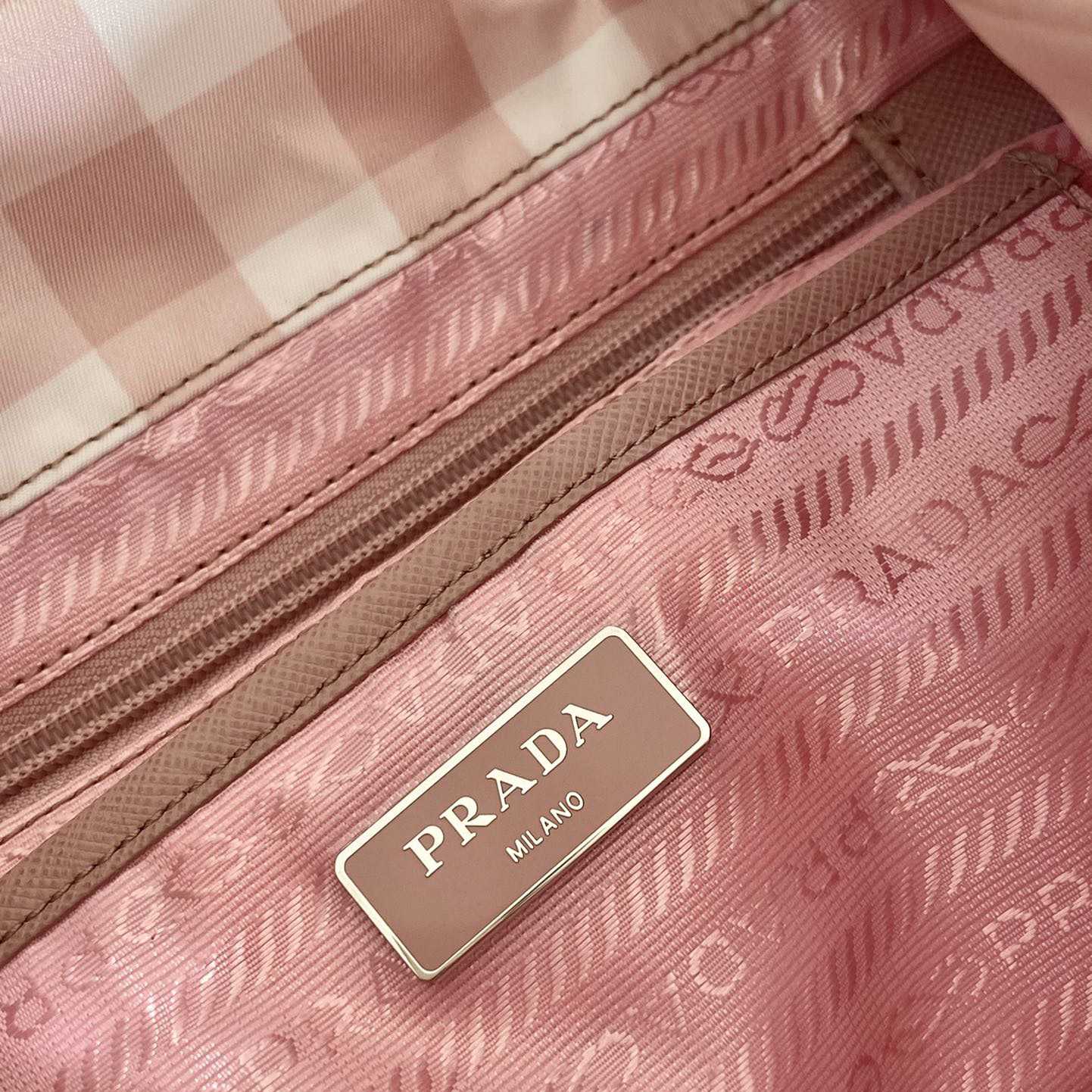 Prada Small Printed Re-Nylon Backpack - FashionPlug