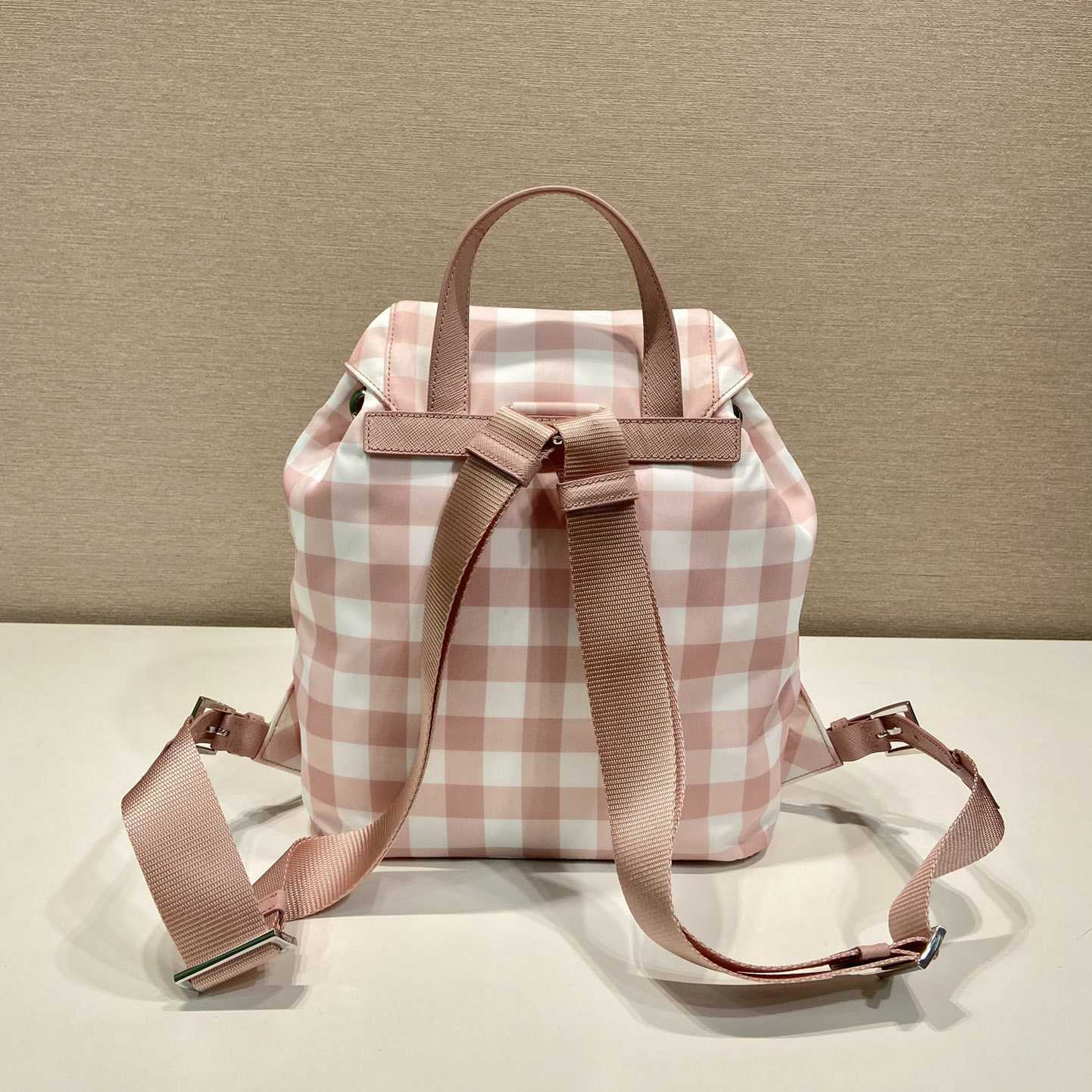 Prada Small Printed Re-Nylon Backpack - FashionPlug
