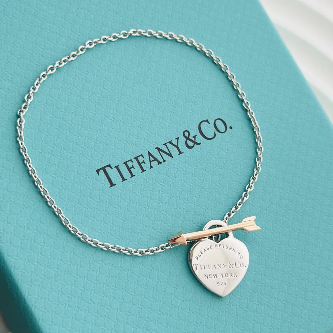 Tiffany&CO Lovestruck Heart Tag Bracelet - FashionPlug