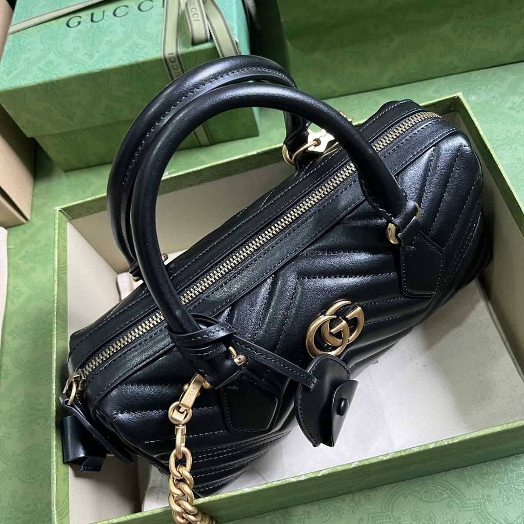 Gucci GG Marmont Small Top Handle Bag(27-13.5-10cm) - FashionPlug