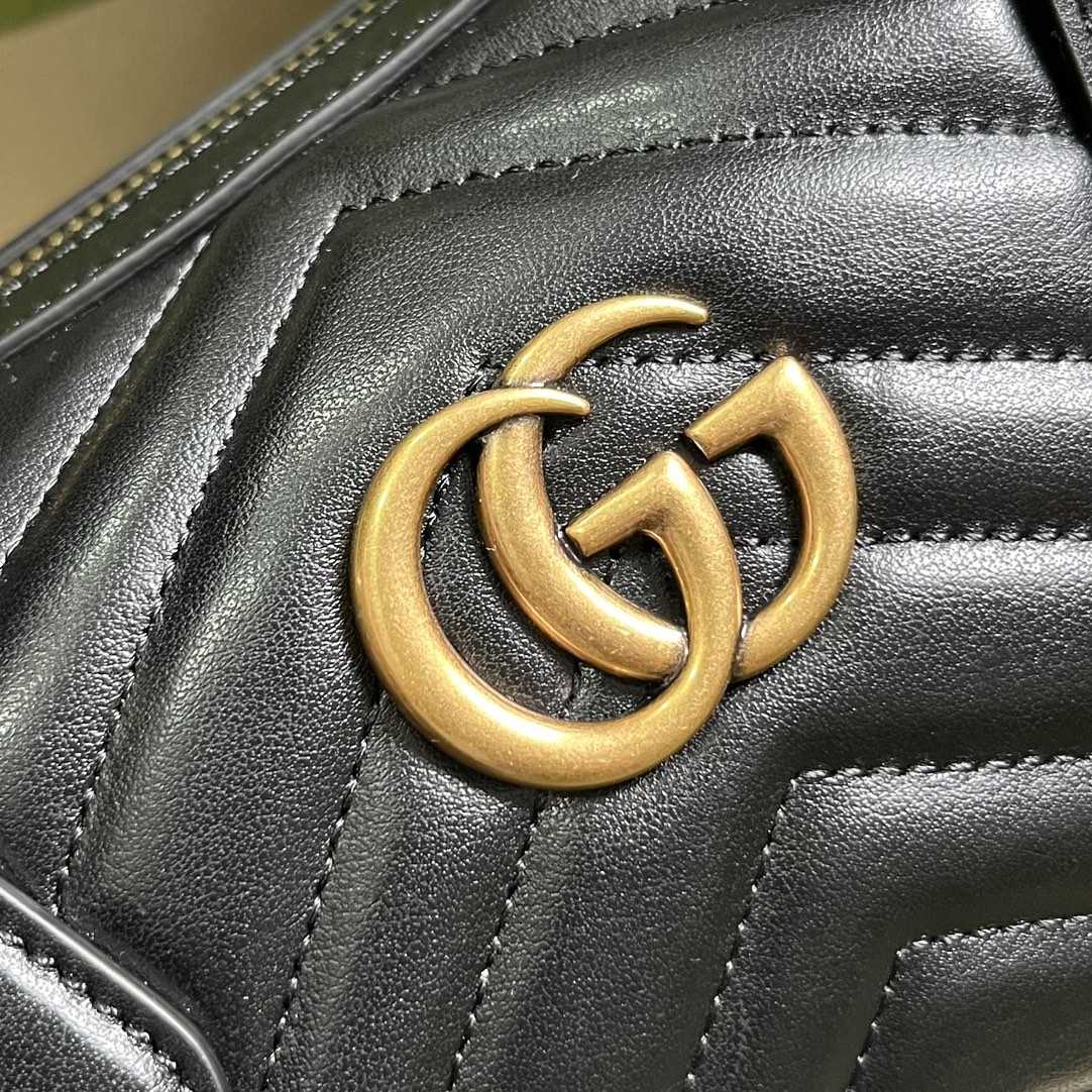 Gucci GG Marmont Small Top Handle Bag(27-13.5-10cm) - FashionPlug