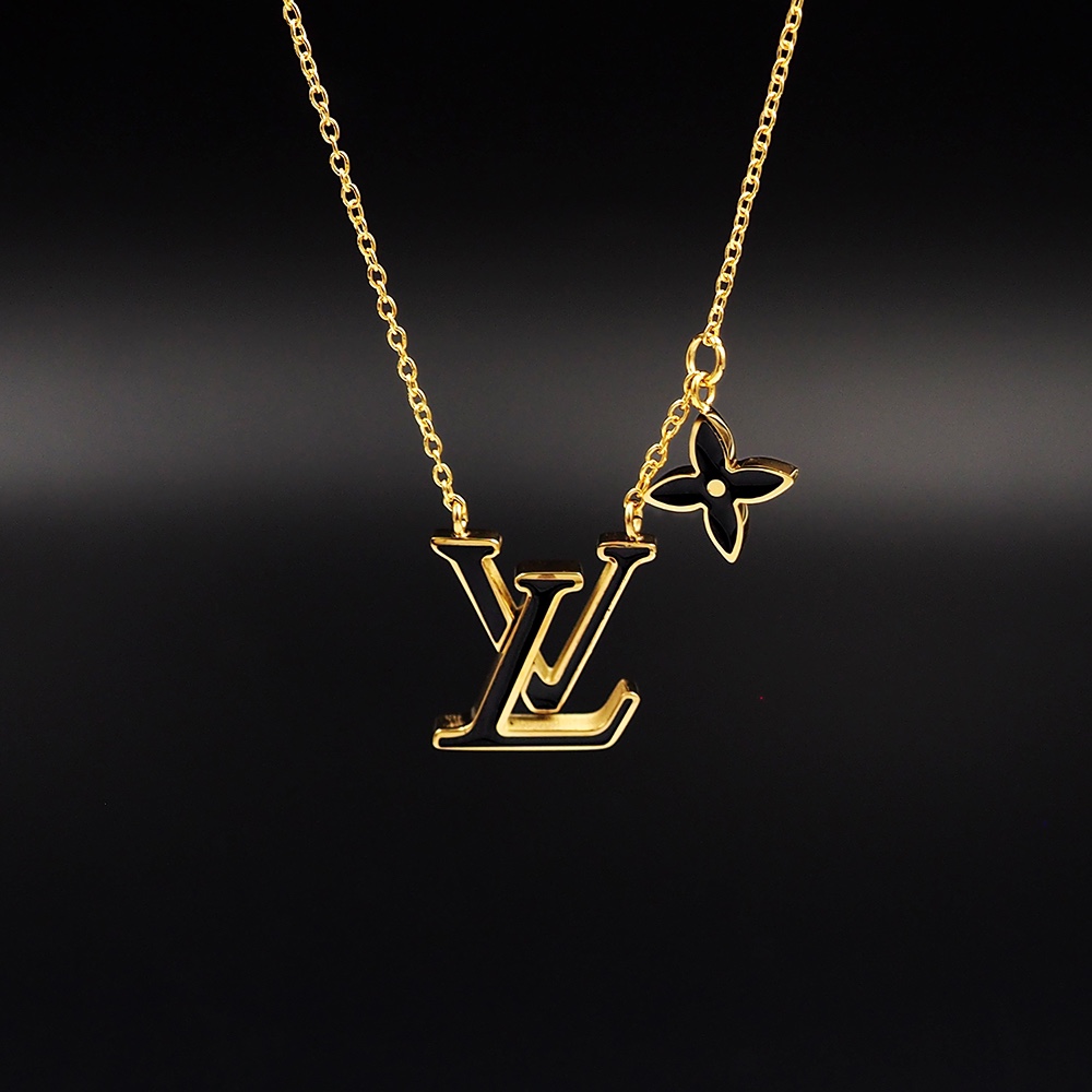 Louis Vuitton LV Iconic Enamel Necklace     - FashionPlug