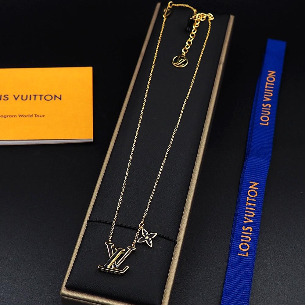 Louis Vuitton LV Iconic Enamel Necklace     - FashionPlug