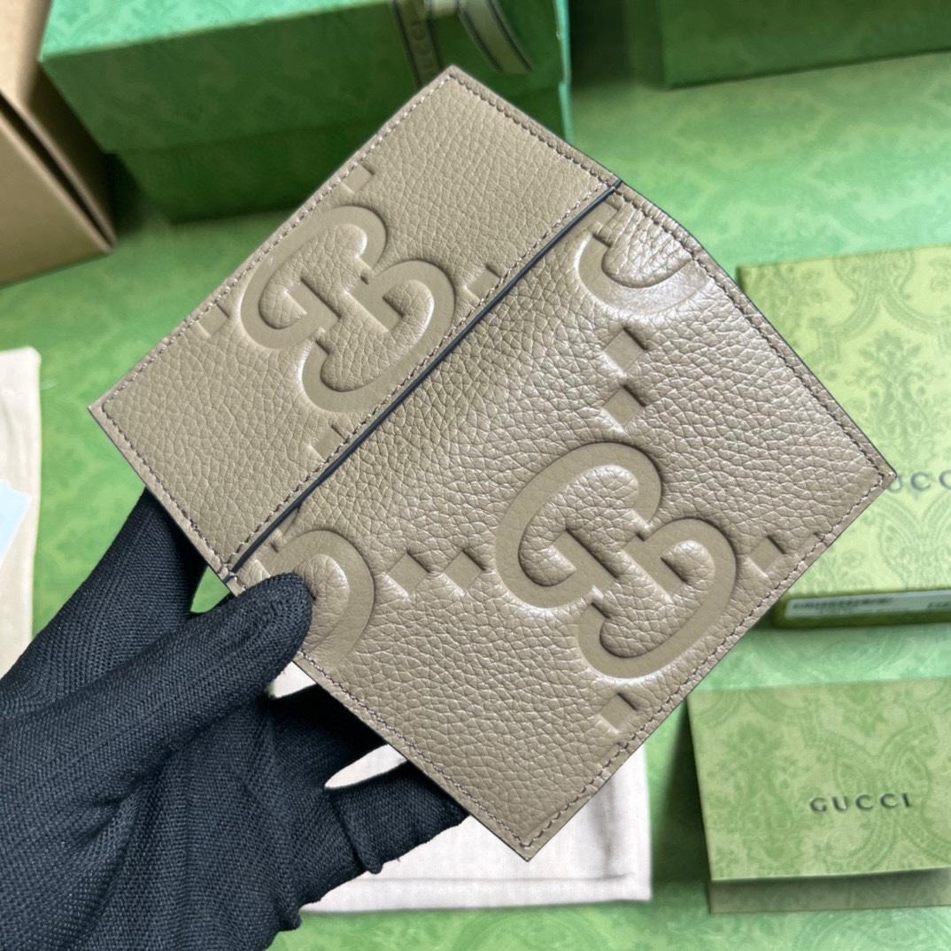 Gucci Jumbo GG Card Case - FashionPlug