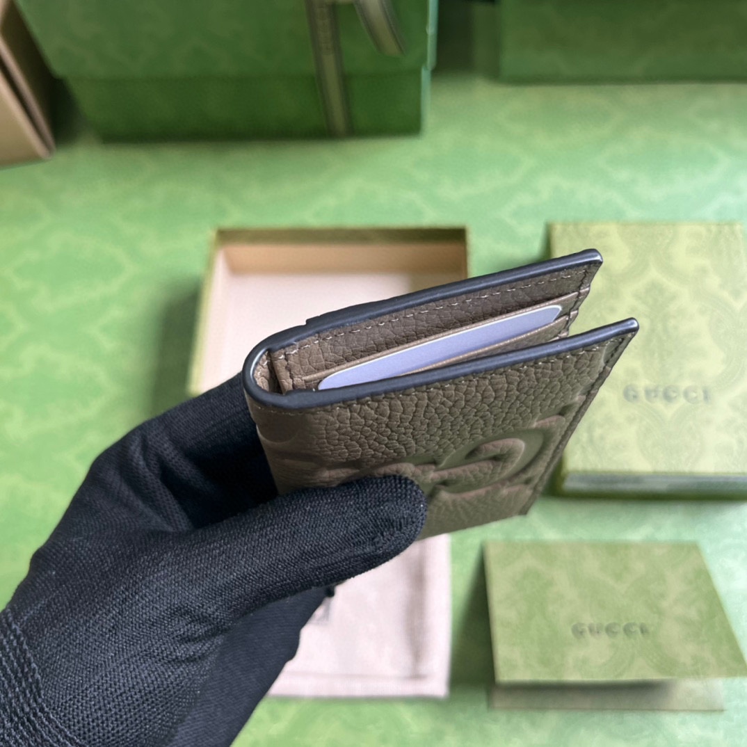 Gucci Jumbo GG Card Case - FashionPlug