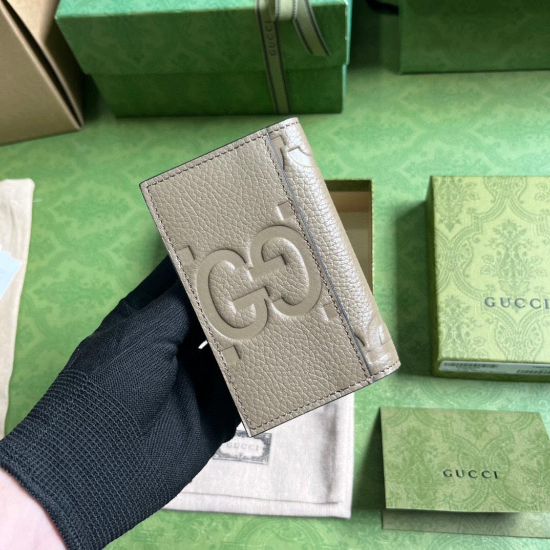 Gucci Jumbo GG Card Case - FashionPlug
