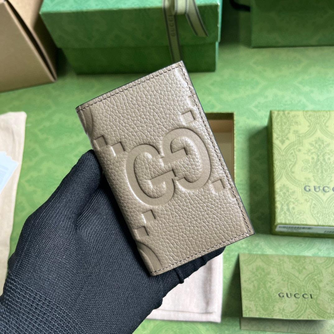 Gucci Jumbo GG Card Case - FashionPlug