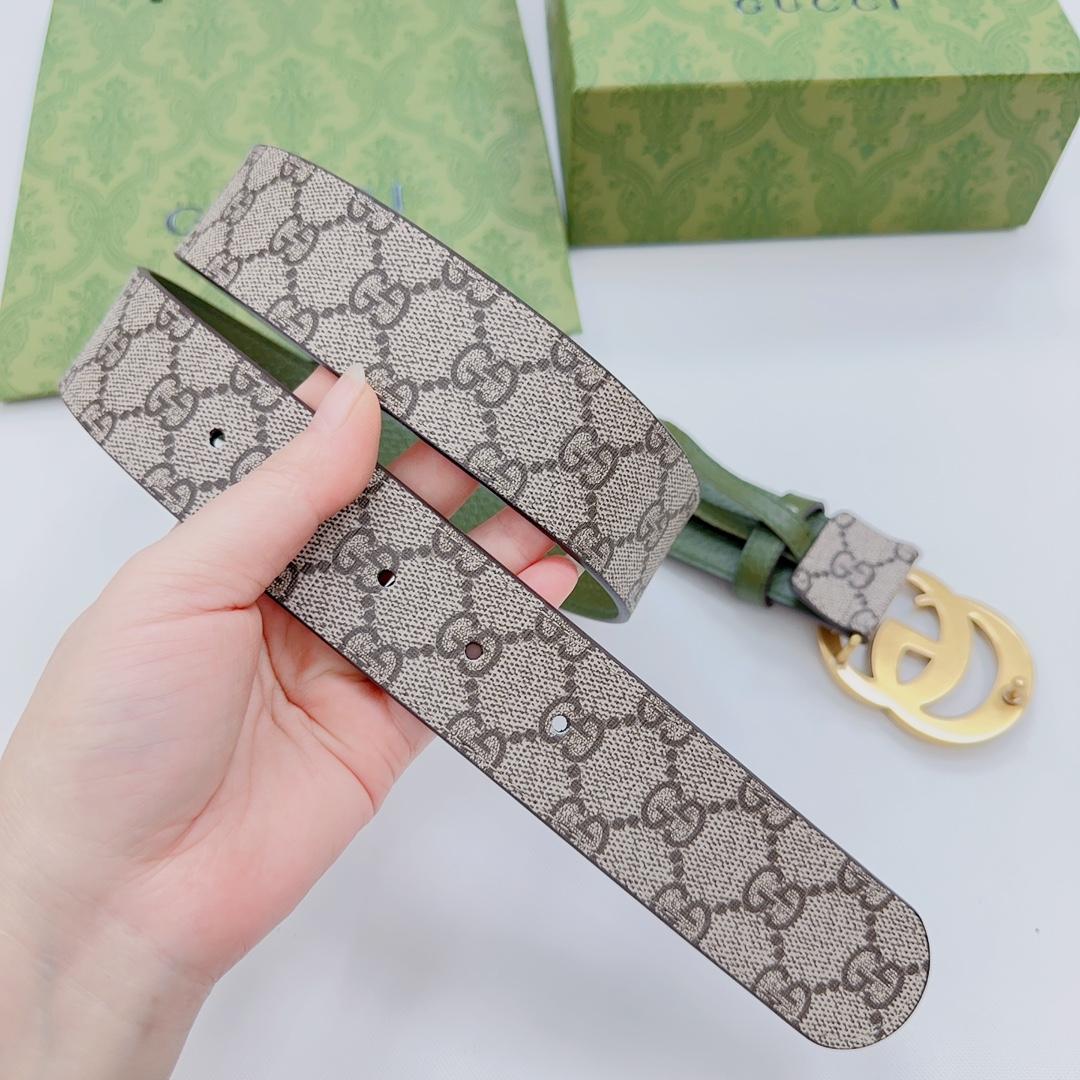 Gucci GG Marmont Reversible Belt - FashionPlug