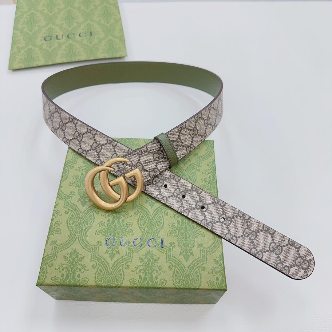 Gucci GG Marmont Reversible Belt - FashionPlug
